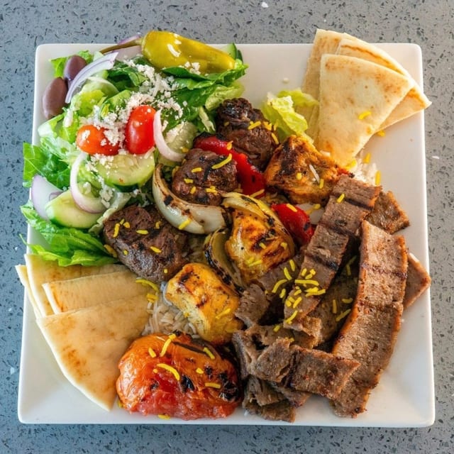 Taverna Kebab Plate.
